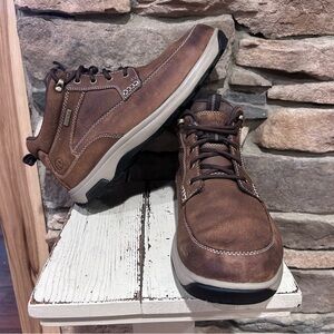 Men's Brown Leather Durham waterproof‎ insulated Boots men’s size 10 EE